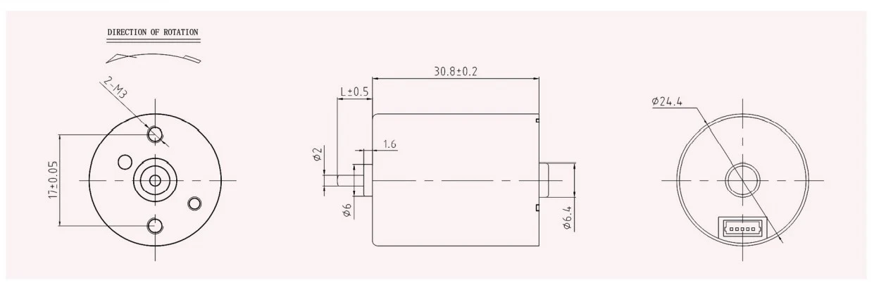 brushless dc motor outline
