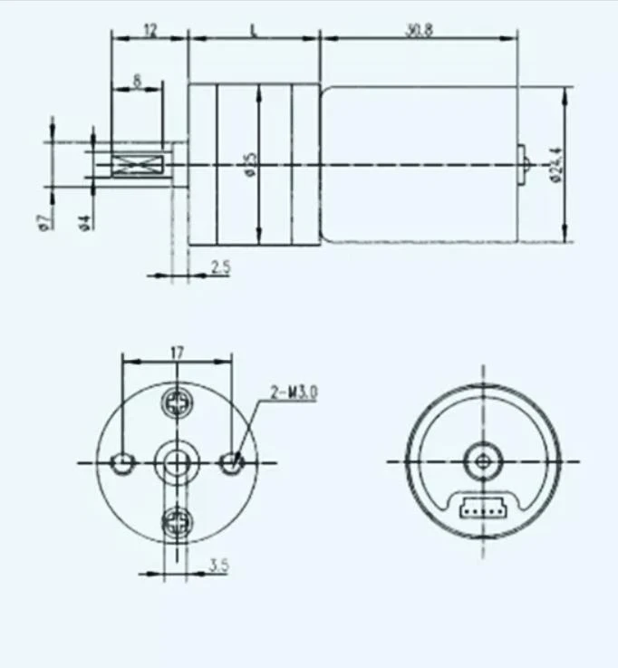 4260 gear motor outline